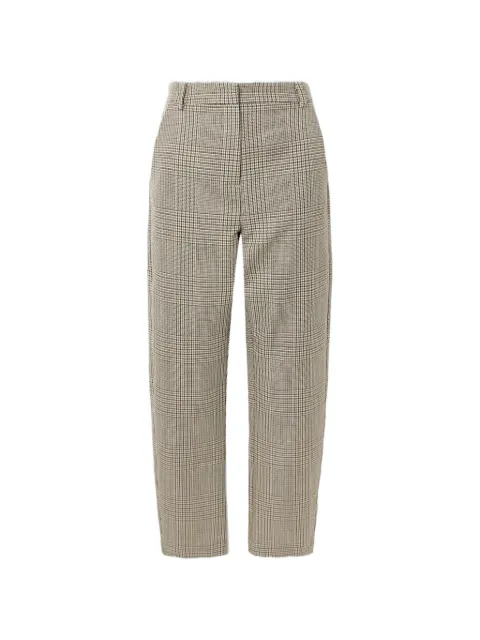 Violante Nessi New York houndstooth wool trousers Neutrals CO03NEWO