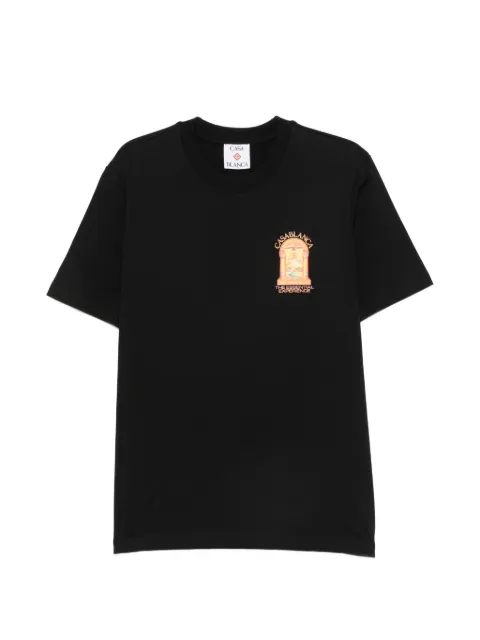 Casablanca Hermons Mirage Arch graphic-print T-shirt Black MAW26JTS00113
