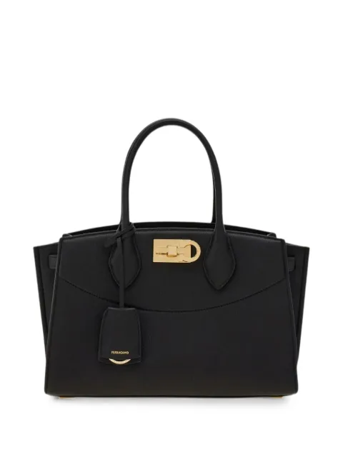 Ferragamo New Ferragamo Studio soft bag (M) Black 786166