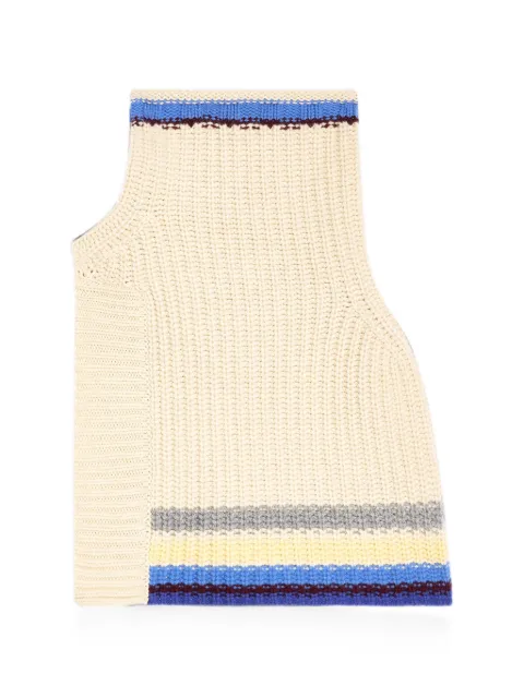 DRIES VAN NOTEN wool shawl collar Neutrals 2620122034754