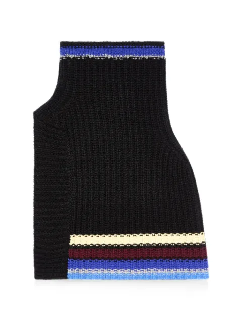 DRIES VAN NOTEN wool shawl collar Black 2620122034754