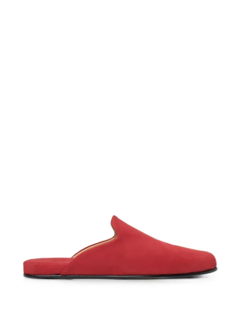 Scarosso Atlas travel slippers Red ATLASSLIPREDNUBU