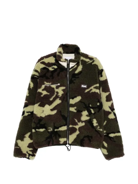 RHUDE camouflage-print logo-embroidered jacket Green RHFW26JA01374