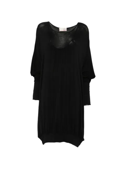 Antonio Marras Vintage 2000s draped batwing-sleeve dress Black AMAR450CL