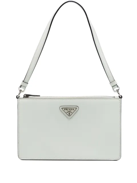 Prada Pre-Owned 2000-2013 Brushed Leather shoulder bag White M3T9P37VPYQIGJV9