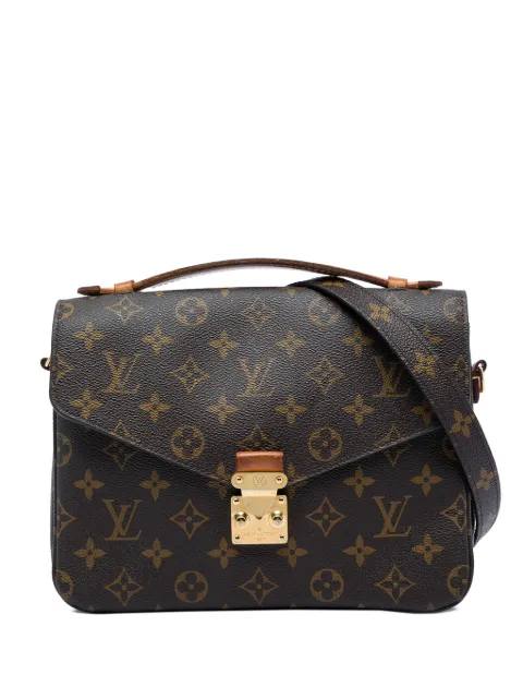 Louis Vuitton Pre-Owned 2017 Monogram Pochette Metis satchel Brown LT8JH8EA19DAOPAA