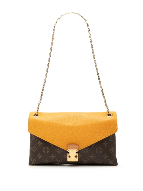 Louis Vuitton Pre-Owned 2014 Monogram Pallas Chain shoulder bag Yellow 9GQIYGG5UNS3E54P
