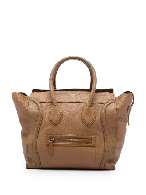 Celine Pre-Owned 2011 Mini Grained Calfskin Luggage tote bag Brown 8S78WE04SYPC07VH