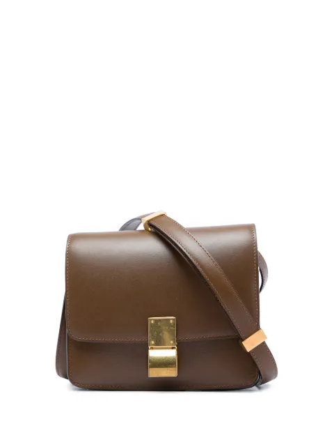 Celine Pre-Owned 2019 Teen Calfskin Classic Box crossbody bag Brown 8BD2S71K7QG6OSYQ