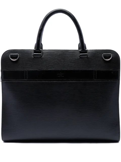 Louis Vuitton Pre-Owned 2011 Epi Bassano GM business bag Black 7HJQ24TSRNB34YOX