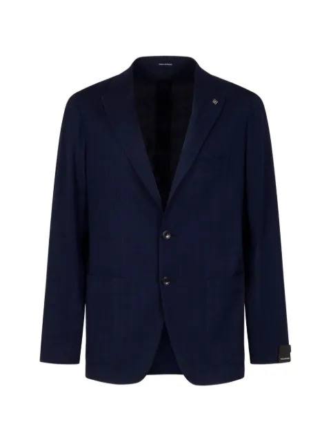 Tagliatore herringbone-weave blazer Blue 1SHO22KPE210025B3