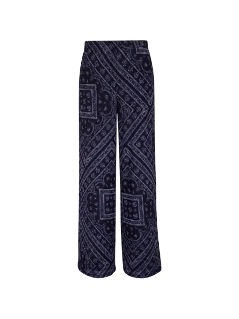 Veronica Beard Hadria paisley-print trousers Blue J2606JY17161176B160