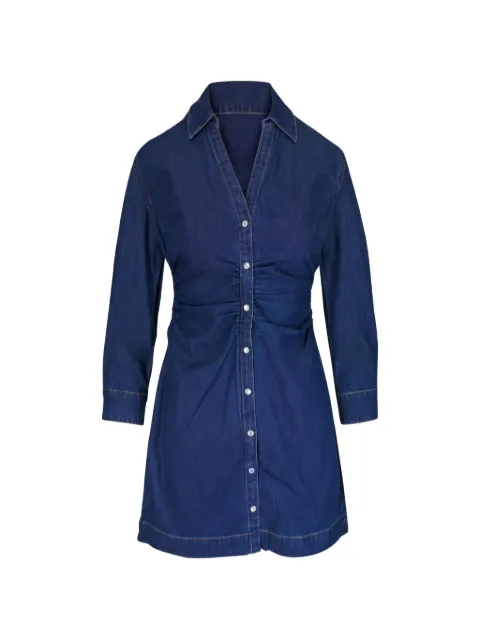 Veronica Beard ruched denim mini dress Blue J26067101202N3B1394