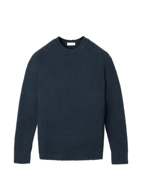 Roberto Collina ribbed-trim knit sweater Blue B45001