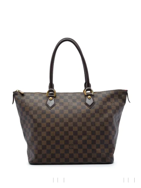 Louis Vuitton Pre-Owned 2007 Damier Ebene Saleya MM tote bag Brown TXI31X7QWKDU4WFN