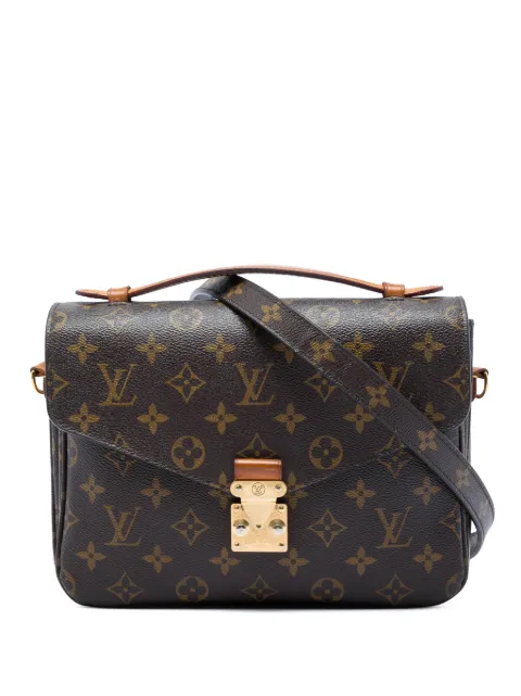 Louis Vuitton Pre-Owned 2015 Monogram Pochette Metis satchel Brown 21RGCSIT81FVJOMZ