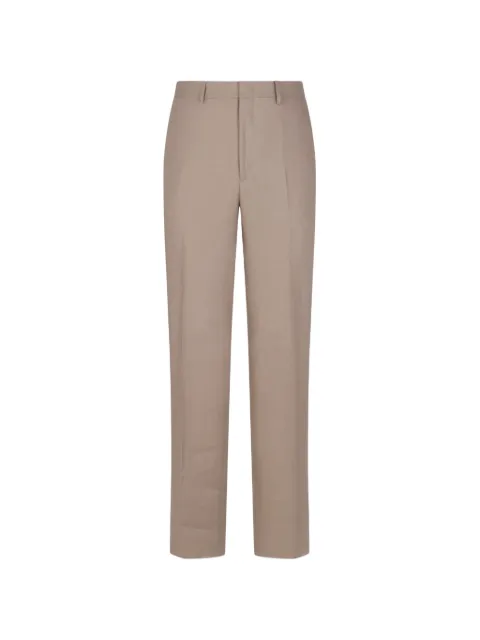 Tagliatore linen straight-leg trousers Neutrals PNAT04TGT340021ET818