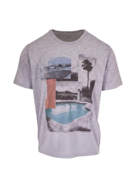 AG Jeans Bryce Crew graphic-print T-shirt Grey 71358HCJPPVHTG