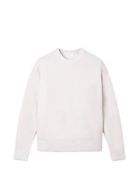Roberto Collina oversized vanisé sweater White B15001