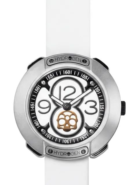 Hydrogen Vista Numero skull motif 29mm watch White HW112907