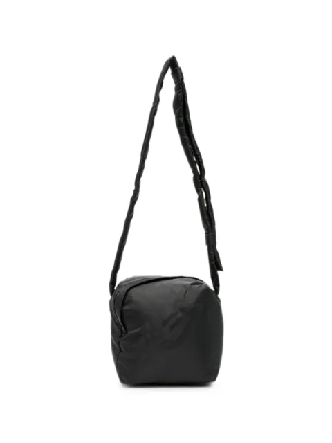Y-3 Padd logo-print padded messenger bag Black KW5927