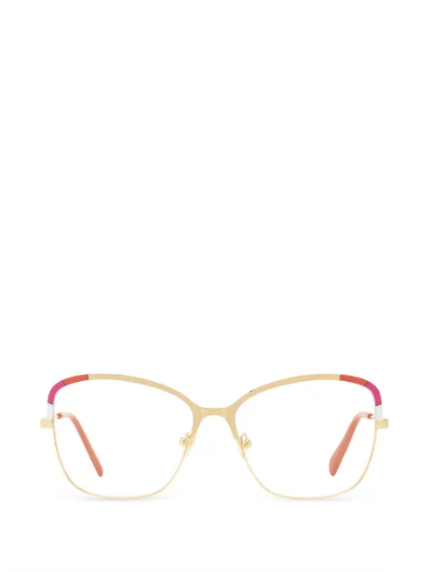 PUCCI geometric-frame glasses Gold EP5202
