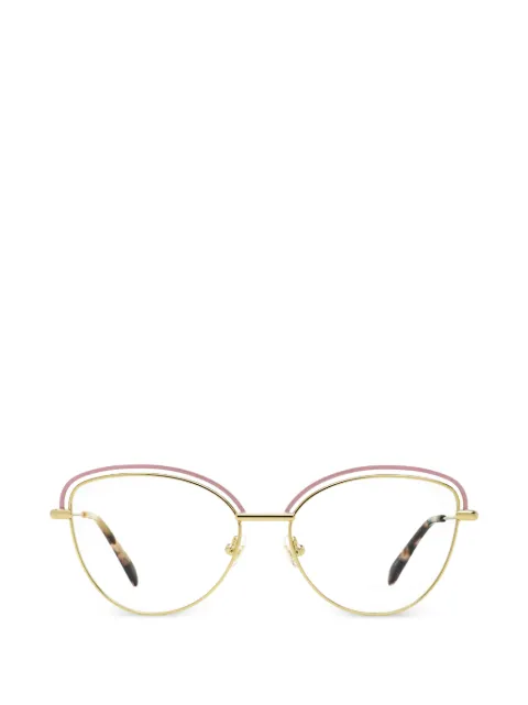 PUCCI cat-eye-frame glasses Gold EP517055074