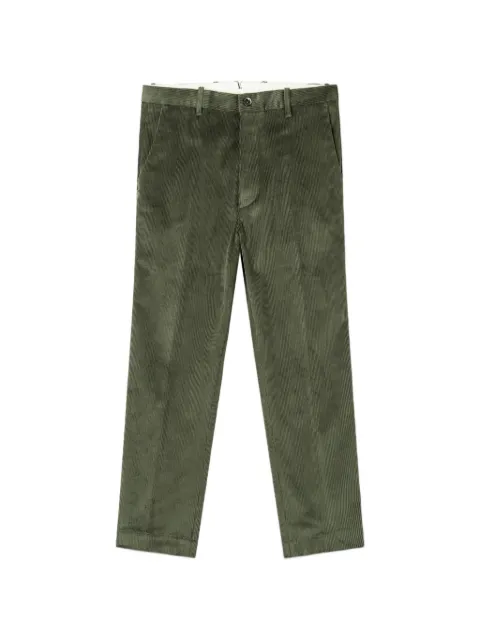 Nine In The Morning Giove slim corduroy trousers Green 9FW26GVE82