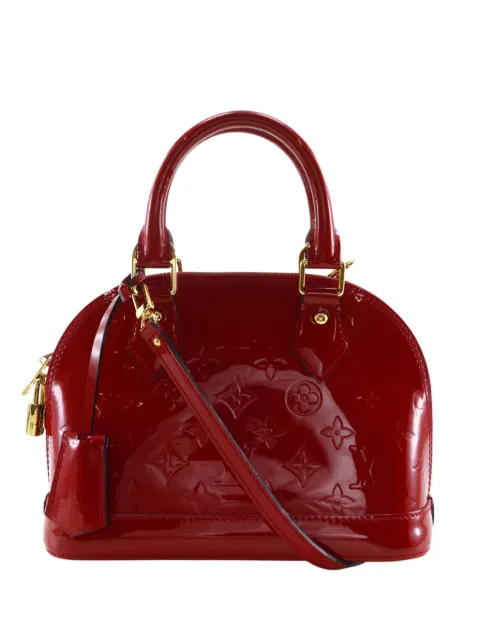Louis Vuitton Pre-Owned 2013 Monogram Vernis Alma BB satchel Red WVT71LGTLSQ65QTI