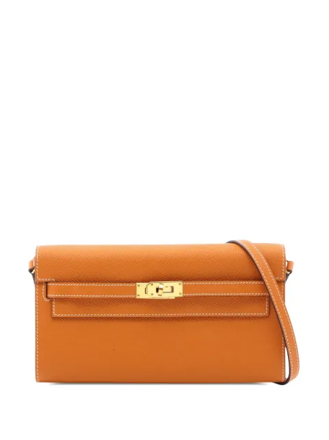 Hermès Pre-Owned 2023 Epsom Kelly To Go Wallet crossbody bag Brown OW4JDG7NMZAXC8IU
