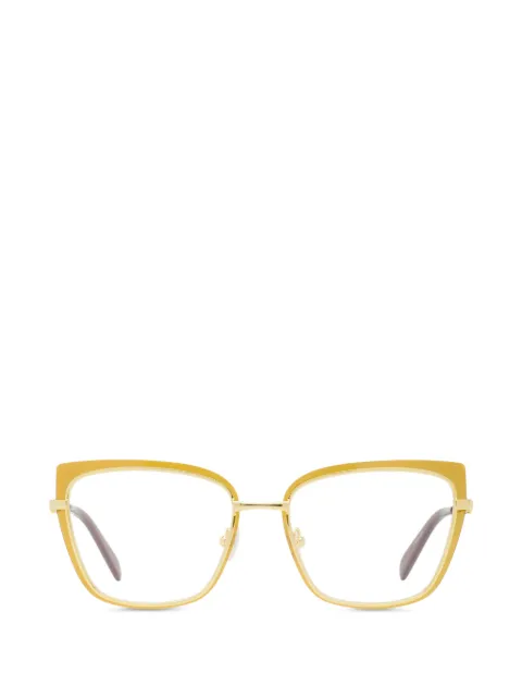 PUCCI geometric-frame glasses Gold EP5219