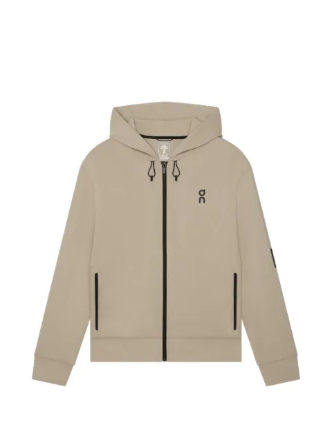 On Focus Tech zip hoodie Neutrals 1MF30300603