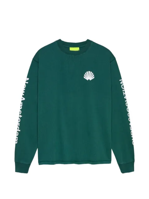 NEW AMSTERDAM logo-print sweater Green 2602107001