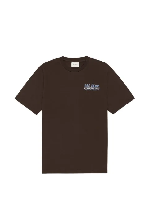 Les Deux graphic-print T-shirt Brown 1002479