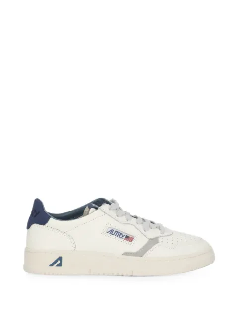 Autry Medalist low sneakers in blue depths and vapor leather White AULMNE20