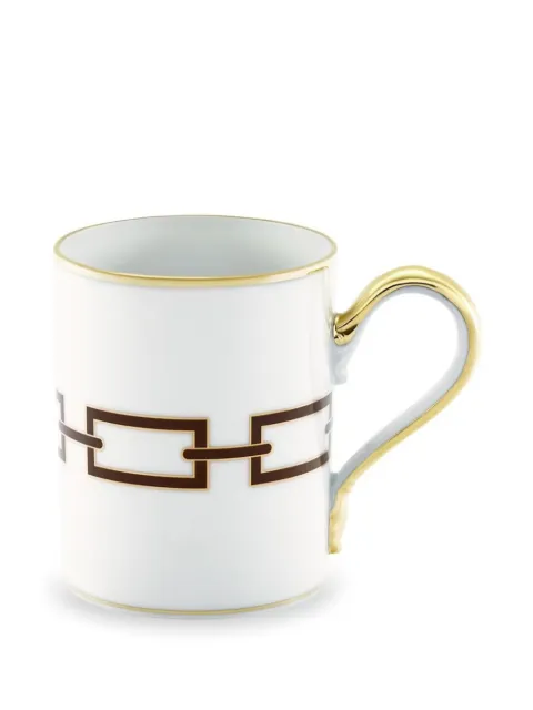 GINORI 1735 Catene chain-link mug White 0040400135500