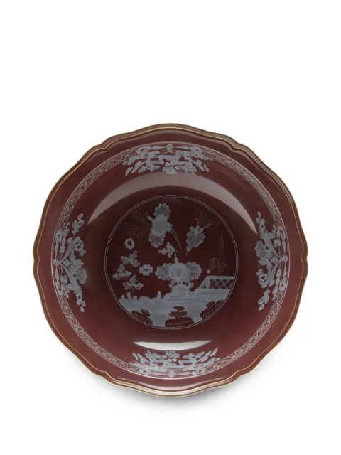 GINORI 1735 floral-print serving bowl Brown 0030350135800