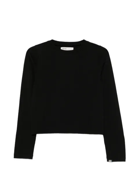 extreme cashmere n°451 Lisa long-sleeve T-shirt Black 451