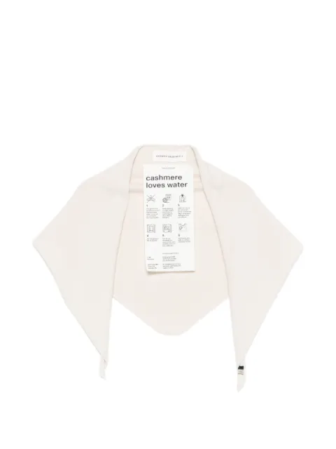 extreme cashmere triangle-shape scarf Neutrals N35BANDANA