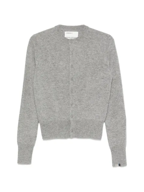 extreme cashmere Little 2 button-fastening long-sleeve cardigan Grey N300LITTLE