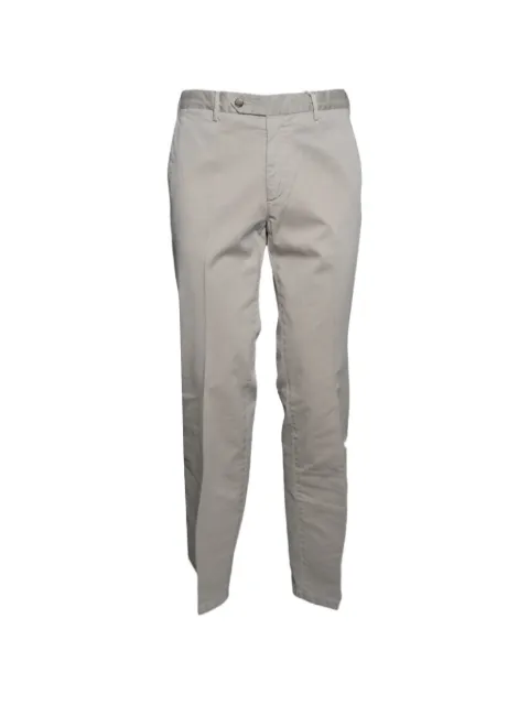 L.B.M. 1911 pressed-crease tailored trousers Grey 8152651724BEIGE