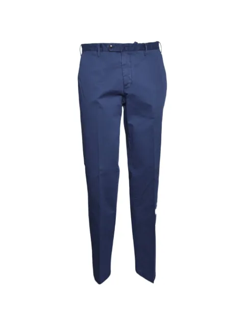 L.B.M. 1911 Elton pressed-crease chino pants Blue 8480S55042