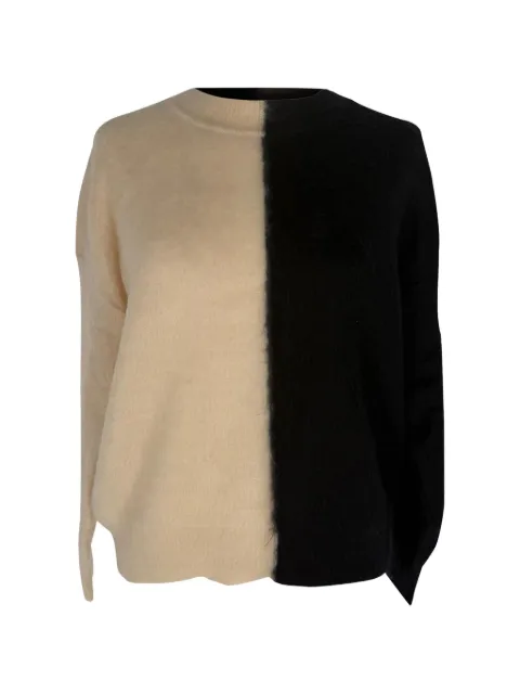 Saint Laurent Pre-Owned Two-toned sweater Neutrals RFCPUGBCL767426W
