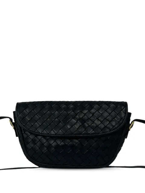 Bottega Veneta Pre-Owned 2010-2026 Leather Intrecciato crossbody bag Black 6M7ZMW8BTRQ5UMU7