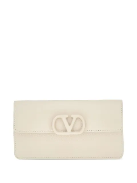 Valentino Garavani VLogo Signature chain clutch bag White WP0BB4BEM