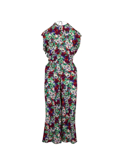 Marni floral-print silk midi dress Red ABMA1596A0PFB59