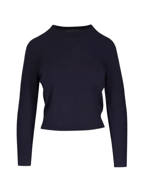 Nili Lotan Tamara crew-neck long-sleeve sweater Blue 81645Y001DKN