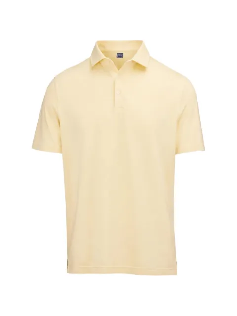 Fedeli short-sleeve cotton polo shirt Yellow 8UEF011033YELLOW