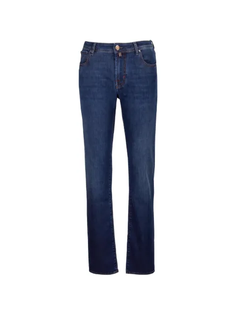 Jacob Cohën slim-fit contrast-stitch jeans Blue P0009200D