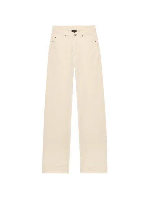 Saint Laurent V-waist long baggy jeans Neutrals 834135Y33WD
